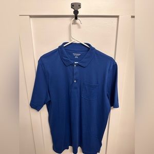 Amazon Essentials size M Blue Polo